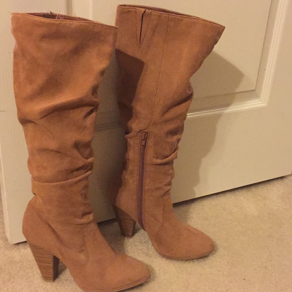 Tan Suede boots